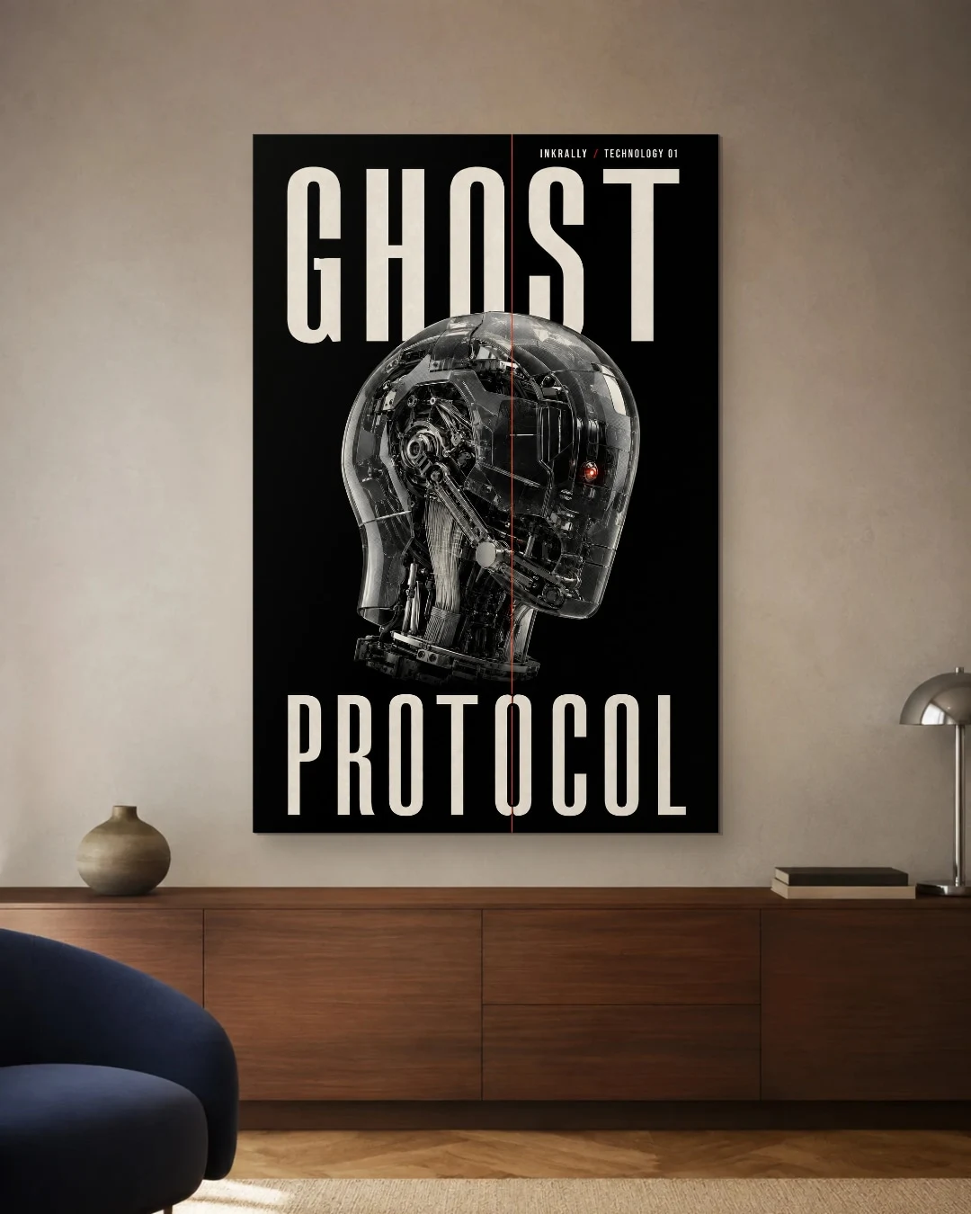 INKRALLY Ghost Protocol room ad design